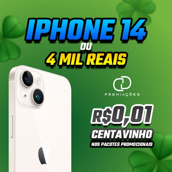 IPHONE 14 OU 4MIL REAIS