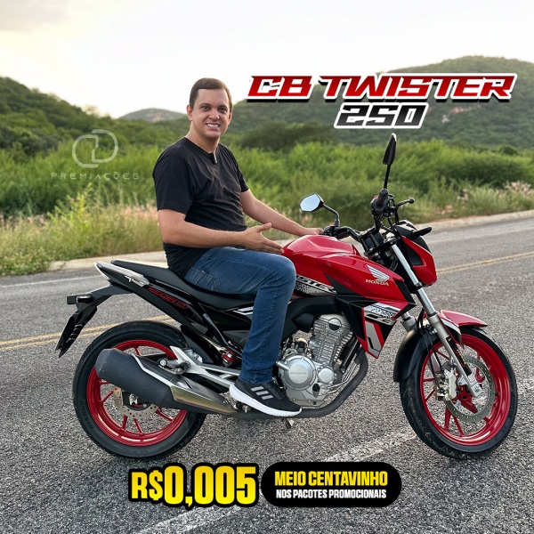 CB TWISTER 250 OU 17 MIL REAIS